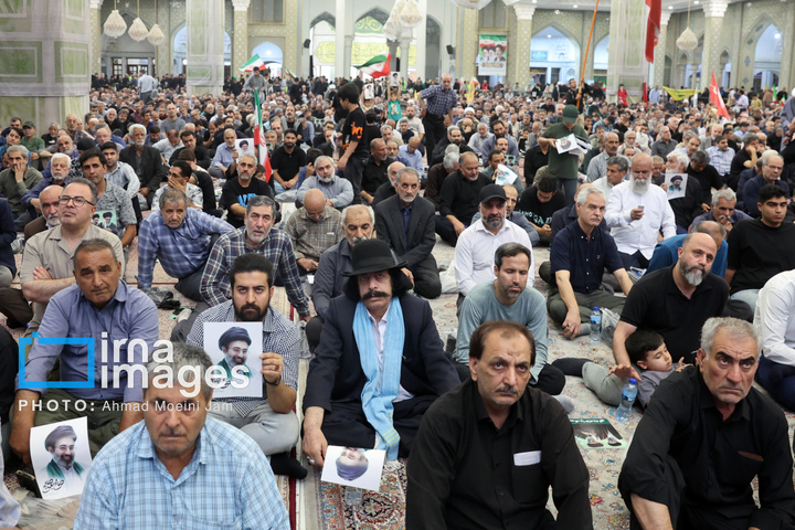 مراسم یادبود شهدای خانواده رهبر معظم انقلاب