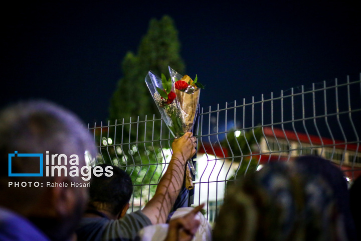 آیین «قارشیلاماق حاجی‌لاردان»