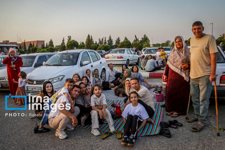 آیین «قارشیلاماق حاجی‌لاردان»