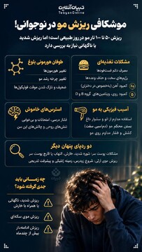 موشکافی ریزش مو در نوجوانی