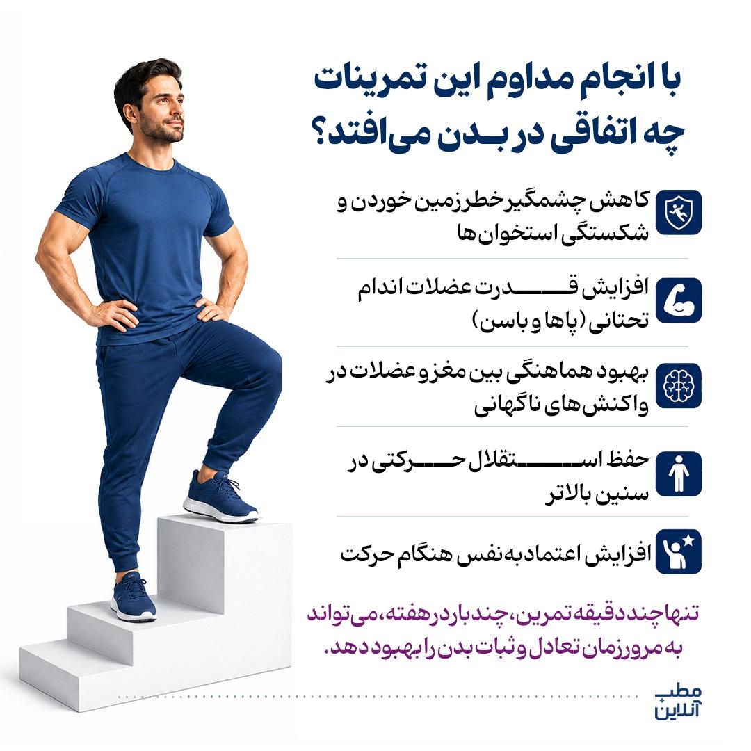 ۵ تمرین برای بهبود تعادل بدن
