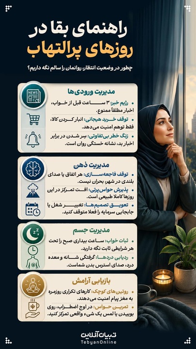 راهنمای بقا در روزهای پرالتهاب