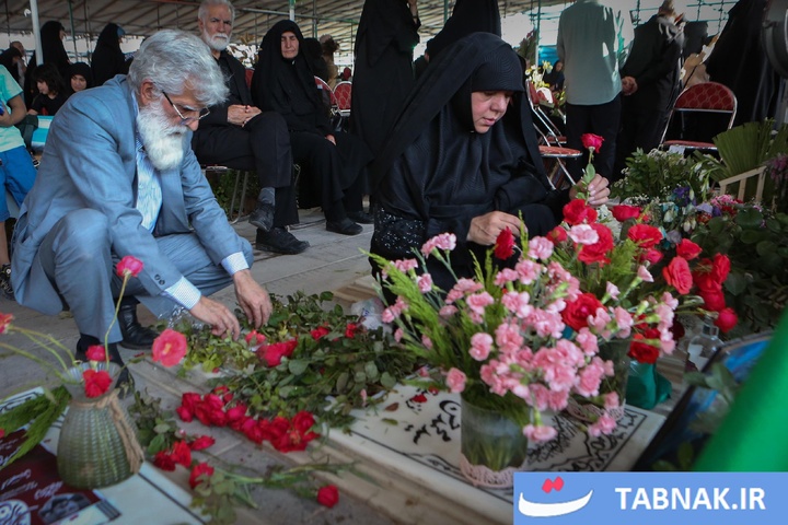 نخستین سالگرد شهادت شهدای جنگ ۱۲ روزه در بهشت زهرا(س)