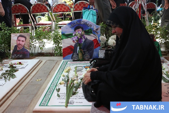 نخستین سالگرد شهادت شهدای جنگ ۱۲ روزه در بهشت زهرا(س)