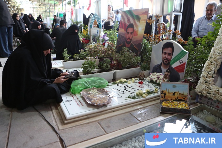 نخستین سالگرد شهادت شهدای جنگ ۱۲ روزه در بهشت زهرا(س)