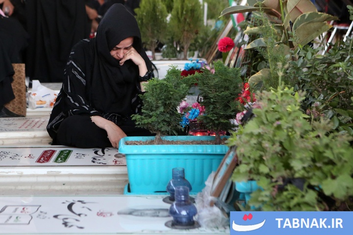 نخستین سالگرد شهادت شهدای جنگ ۱۲ روزه در بهشت زهرا(س)