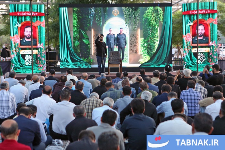 نخستین سالگرد شهادت شهدای جنگ ۱۲ روزه در بهشت زهرا(س)