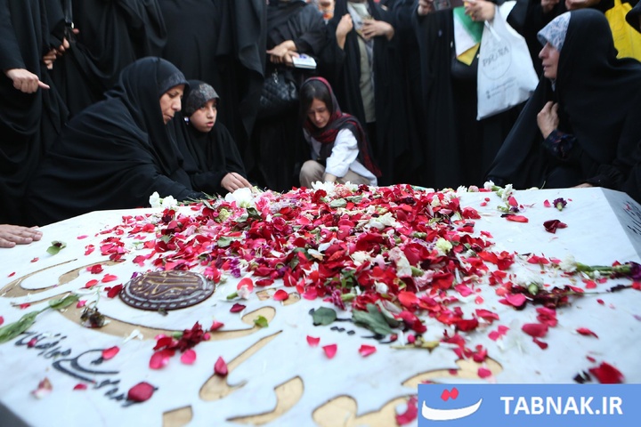 نخستین سالگرد شهادت شهدای جنگ ۱۲ روزه در بهشت زهرا(س)