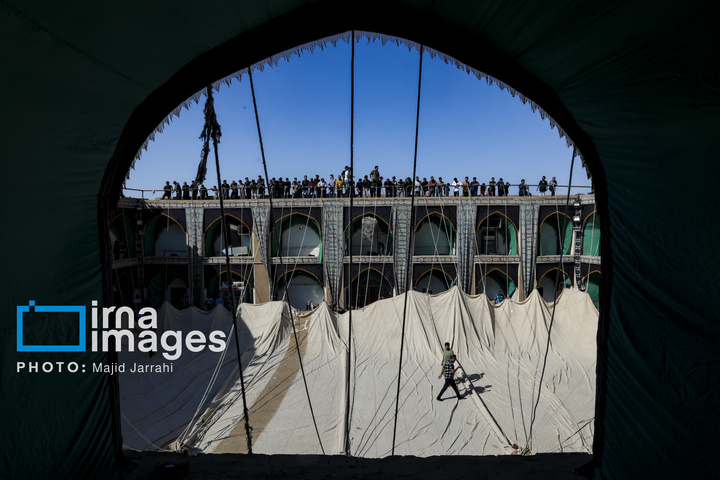 آیین سنتی پوش‌کشی در یزد
