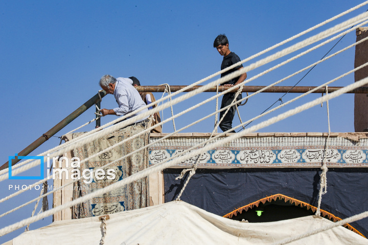 آیین سنتی پوش‌کشی در یزد