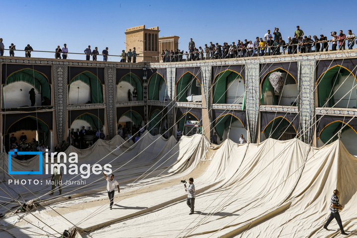 آیین سنتی پوش‌کشی در یزد