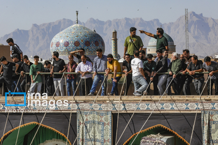 آیین سنتی پوش‌کشی در یزد