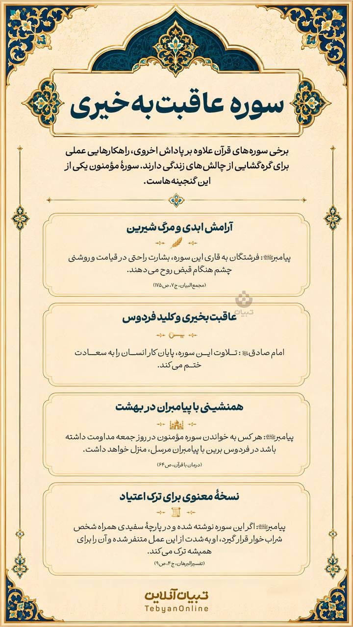 سوره عاقبت به خیری سوره عاقبت به خیری