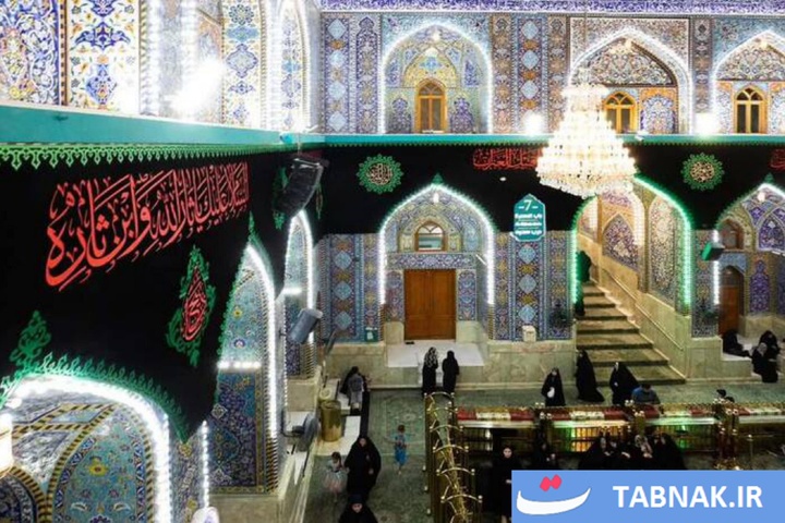 در آستانه ماه محرم؛ حرم امام (حسین علیه السلام)  سیاه‌پوش شد