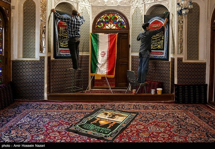 آماده سازی هیئت های مذهبی در آستانه ماه محرم - قزوین
