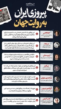 پیروزی ایران به روایت جهان