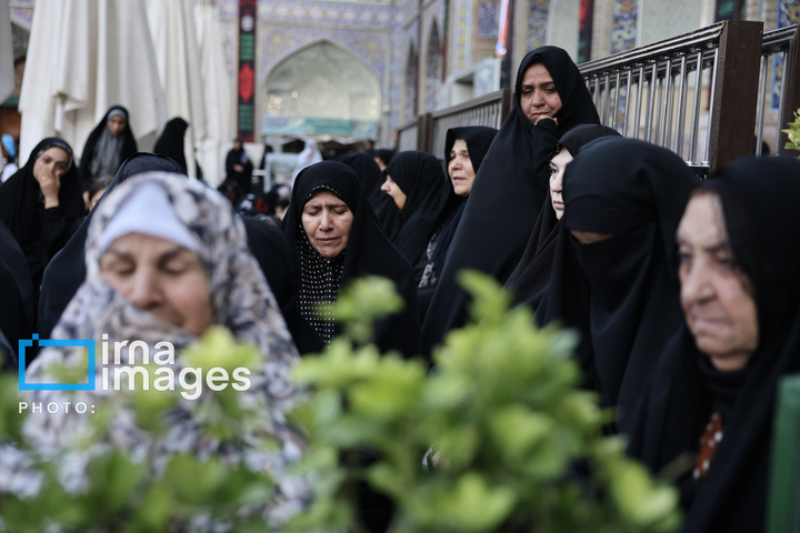 آئین اذن عزا در حرم مطهر رضوی