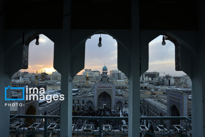 آئین اذن عزا در حرم مطهر رضوی