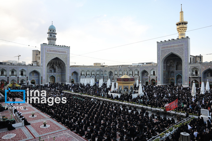 آئین اذن عزا در حرم مطهر رضوی