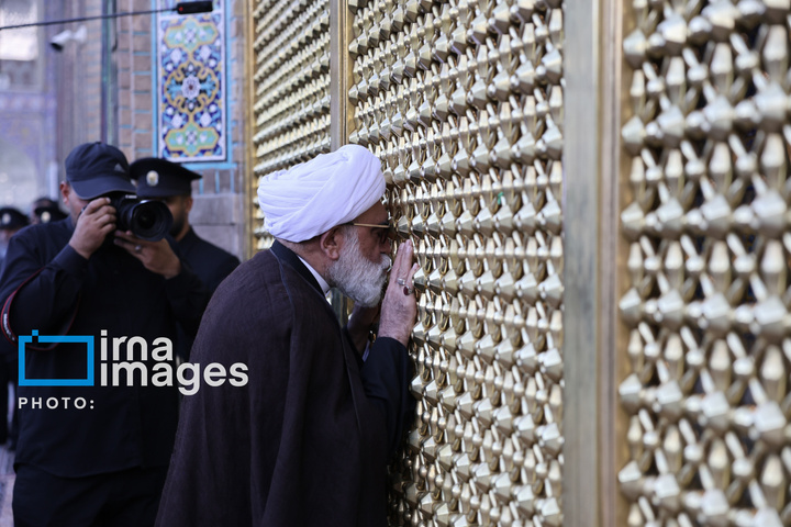 آئین اذن عزا در حرم مطهر رضوی