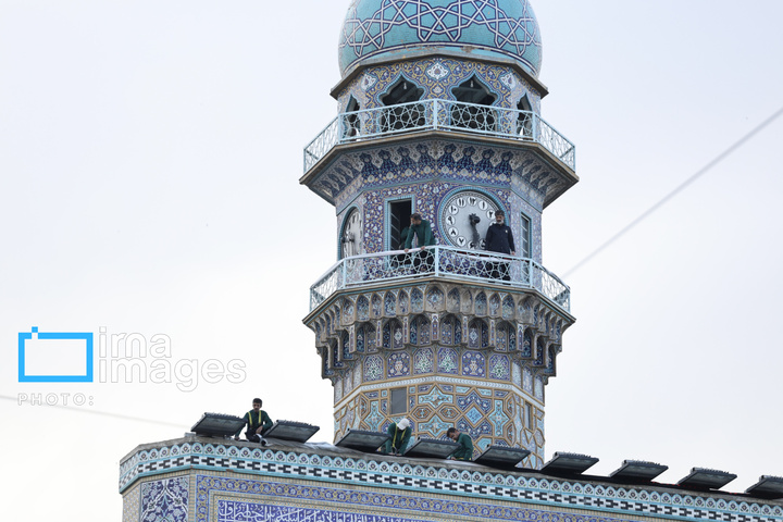 آئین اذن عزا در حرم مطهر رضوی