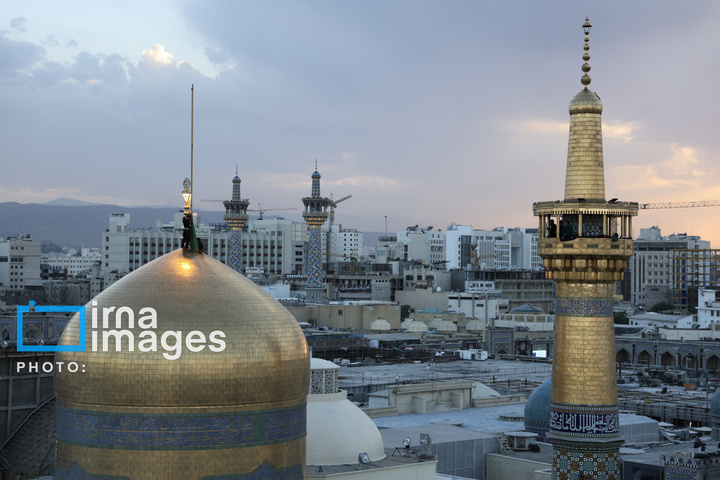 آئین اذن عزا در حرم مطهر رضوی