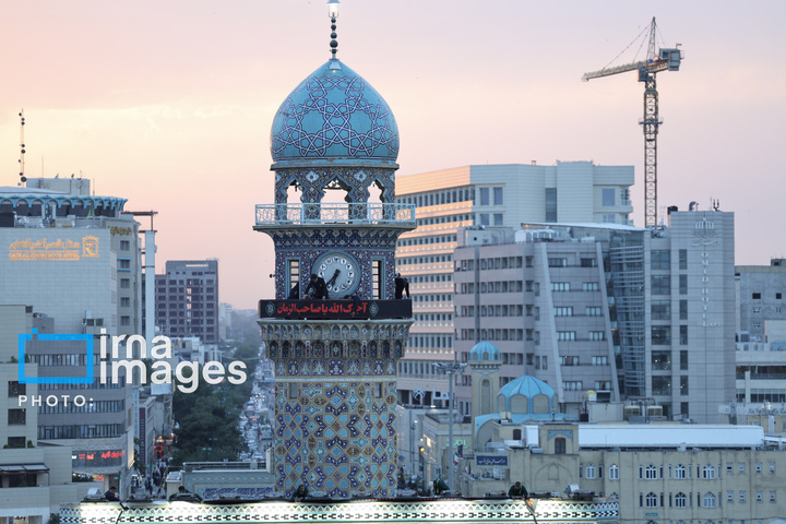 آئین اذن عزا در حرم مطهر رضوی