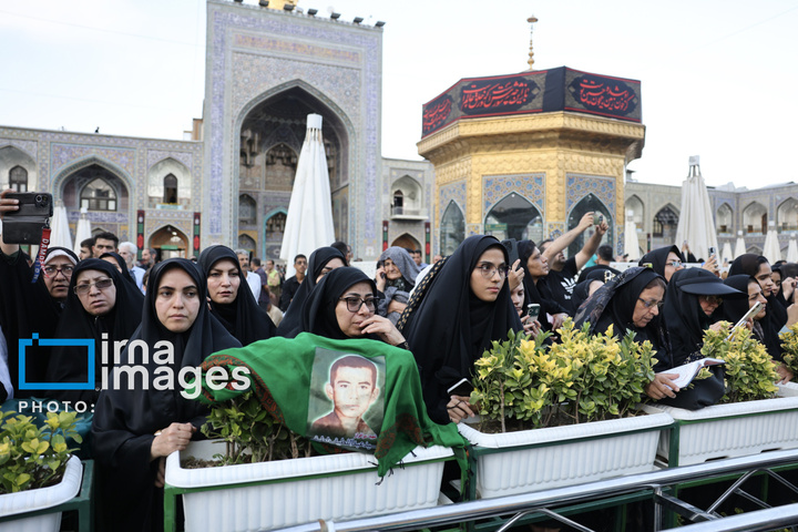 آئین اذن عزا در حرم مطهر رضوی