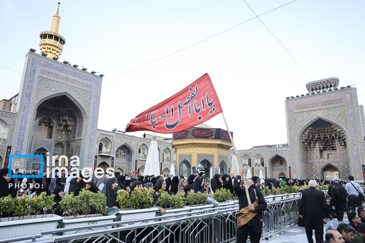 آئین اذن عزا در حرم مطهر رضوی