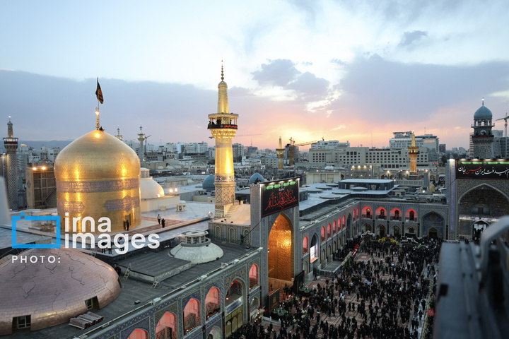 آئین اذن عزا در حرم مطهر رضوی
