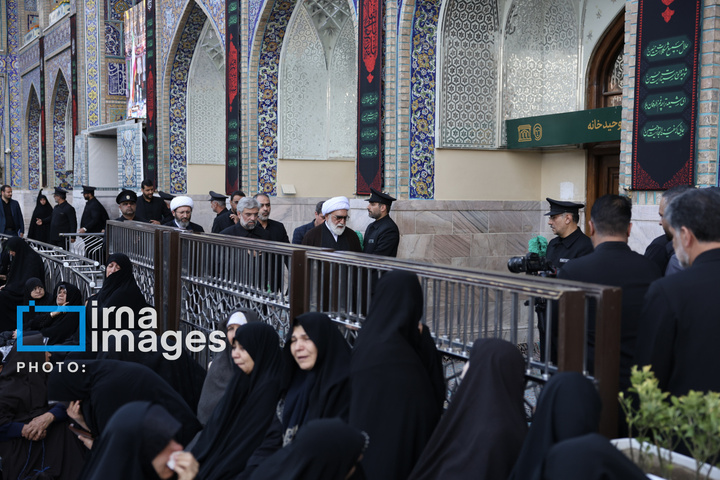 آئین اذن عزا در حرم مطهر رضوی
