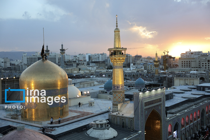 آئین اذن عزا در حرم مطهر رضوی