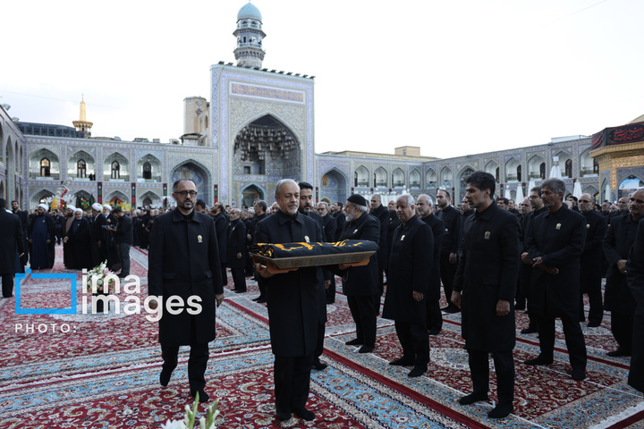 آئین اذن عزا در حرم مطهر رضوی