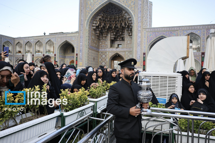 آئین اذن عزا در حرم مطهر رضوی