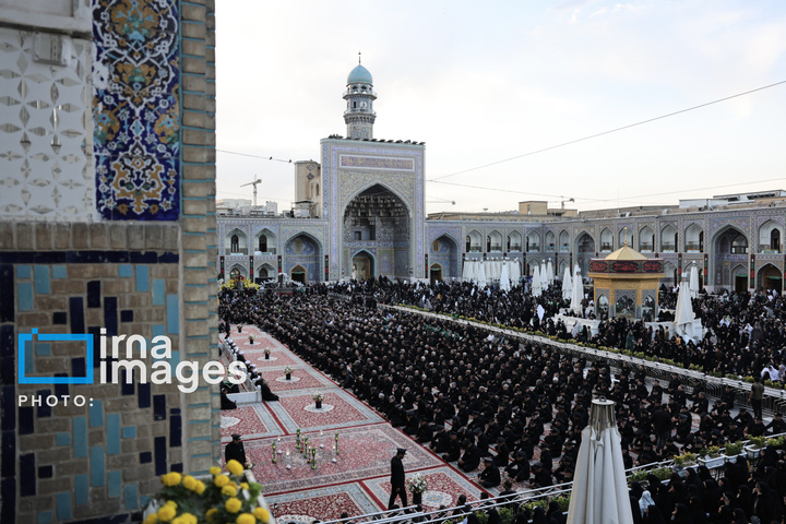 آئین اذن عزا در حرم مطهر رضوی