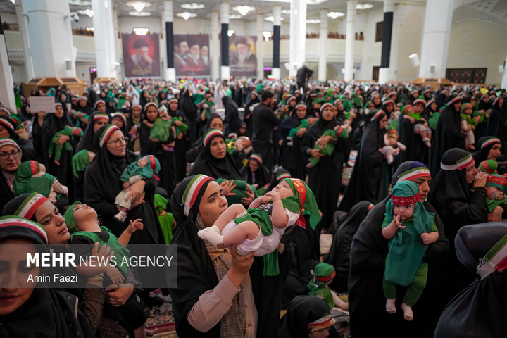 مراسم «شیرخوارگان حسینی» در سراسر کشور