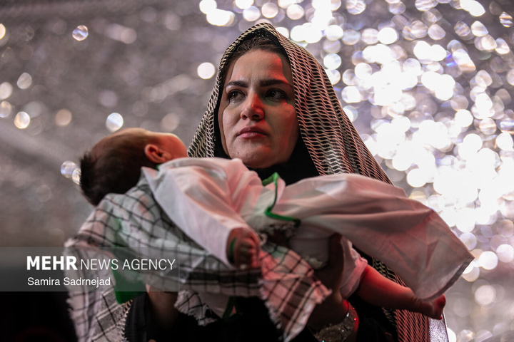 مراسم «شیرخوارگان حسینی» در سراسر کشور