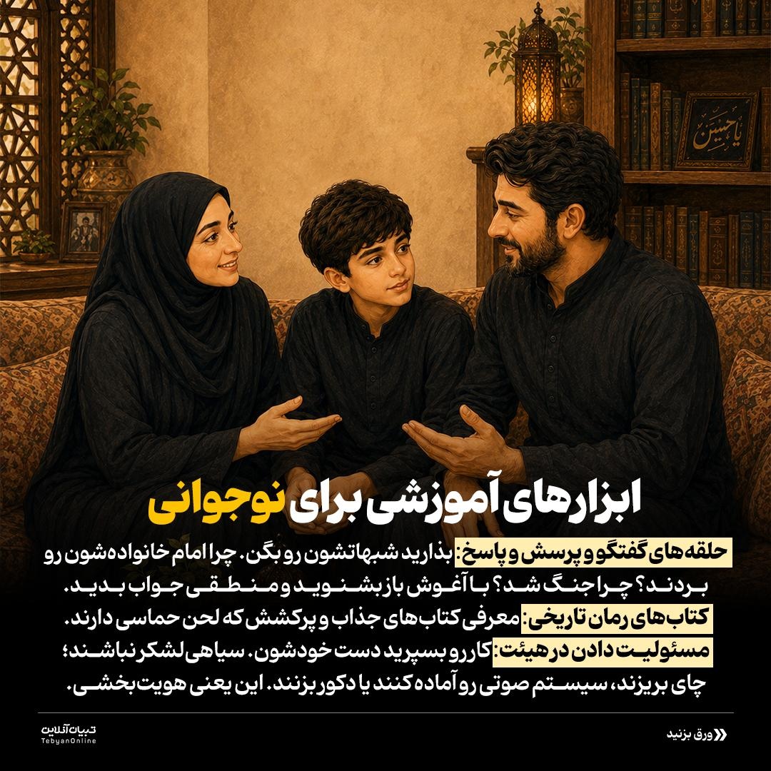 الفبای کربلا برای بچهها
