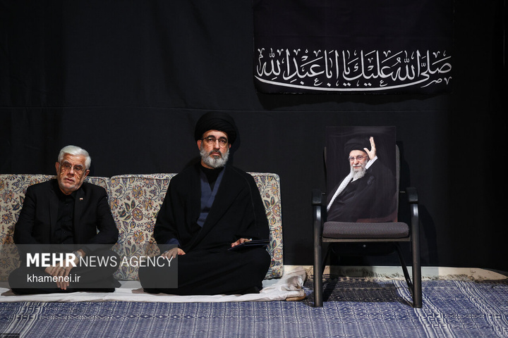 مراسم عزاداری ماه محرم در جوار محل عروج ملکوتی قائد شهید