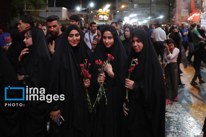 مراسم سنتی سینی گردانی حضرت قاسم (علیه السلام) در مشهد