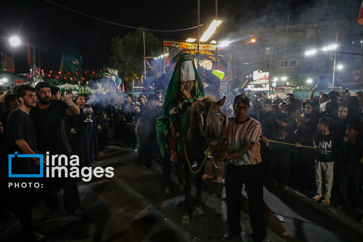 مراسم سنتی سینی گردانی حضرت قاسم (علیه السلام) در مشهد