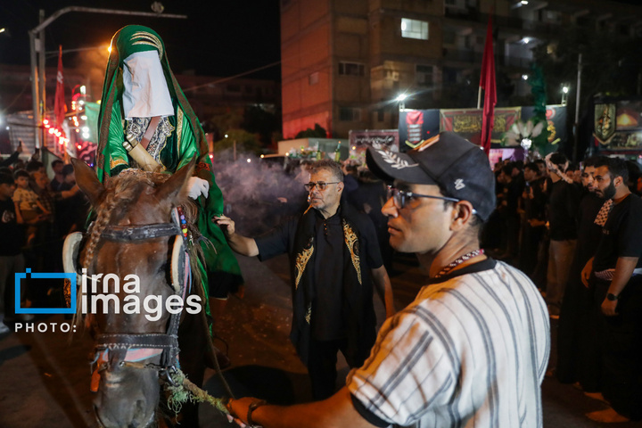 مراسم سنتی سینی گردانی حضرت قاسم (علیه السلام) در مشهد