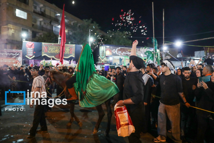 مراسم سنتی سینی گردانی حضرت قاسم (علیه السلام) در مشهد