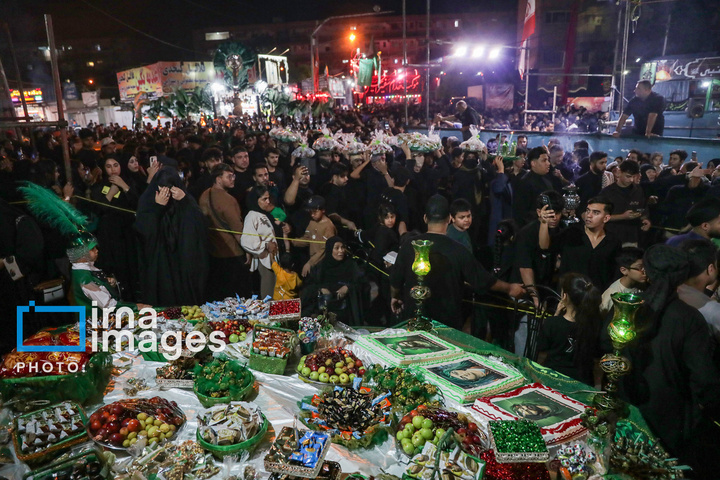مراسم سنتی سینی گردانی حضرت قاسم (علیه السلام) در مشهد
