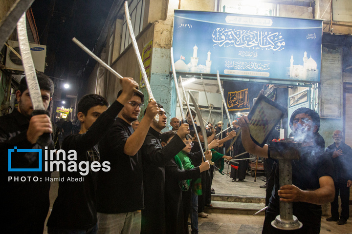 مراسم عزاداری مشق شمشیر