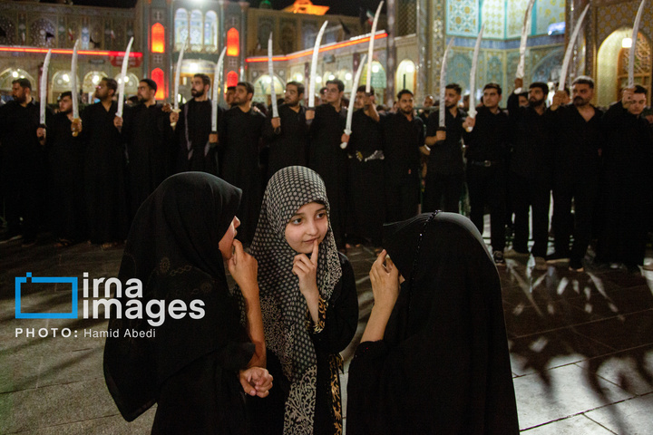 مراسم عزاداری مشق شمشیر