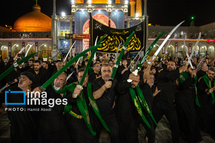 مراسم عزاداری مشق شمشیر