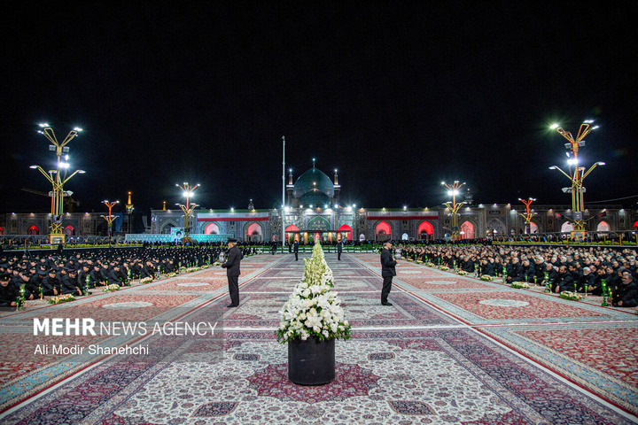 خطبه‌خوانی شب عاشورا در حرم مطهر امام رضا علیه‌السلام