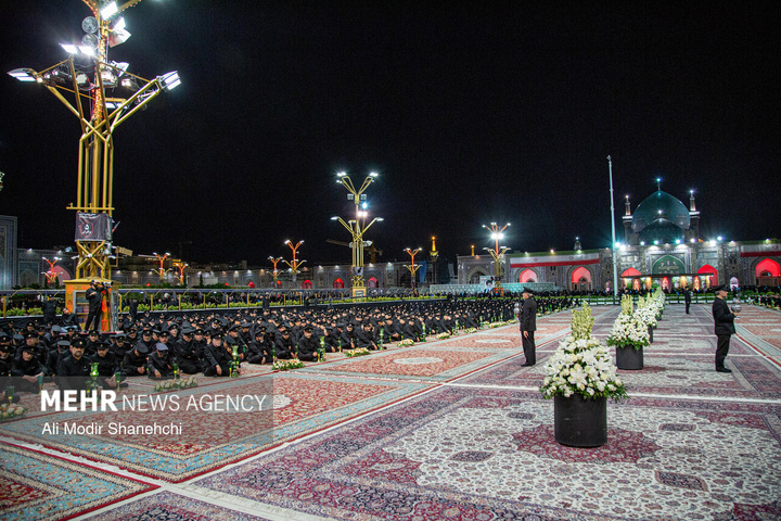 خطبه‌خوانی شب عاشورا در حرم مطهر امام رضا علیه‌السلام