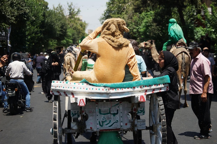 عزاداری دسته بنی‌اسد در خیابان ری تهران